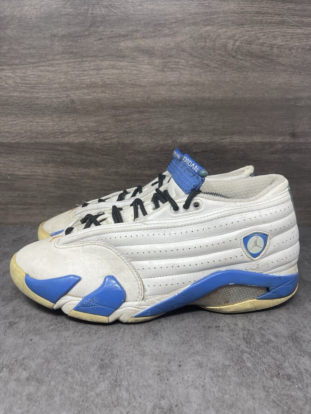 Air Jordan 14 Retro Low Pacific Blue Size 10 Mens 2006 Shoes 312567-141 AS IS